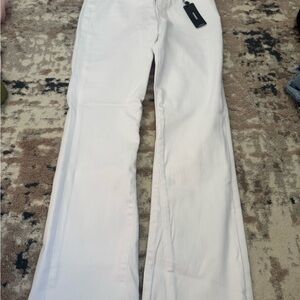 Express White Flared Pants